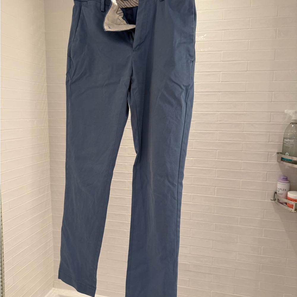 Banana Republic Men's Slate Blue Aiden Rapid Movement Chinos